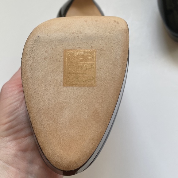 Jimmy Choo Black Patent Platform Pumps - Picture 15 of 16